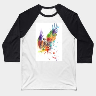 Rainbow Castiel Baseball T-Shirt